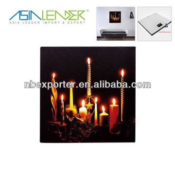 2013 Candle LED Picture for Wall Decoration